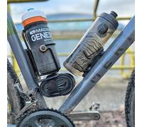 RideStash Offset Bottle Cage Mount - Black / Offset