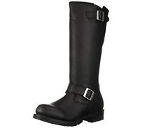 RideTecs 16" Engineer Zipper Biker Boot Men's Boot 9.5 2E US Black