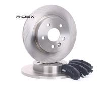 RIDEX 3405B0214 Brake discs and pads set