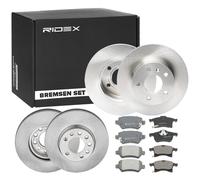 RIDEX 3405B0318 Brake discs and pads set