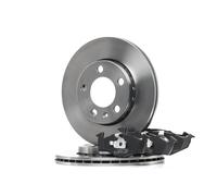 RIDEX 3405B0458 Brake discs and pads set