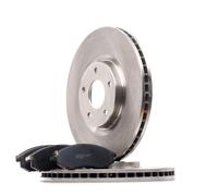 RIDEX 3405B1008 Brake discs and pads set