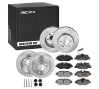 RIDEX 3405B1758 Brake discs and pads set