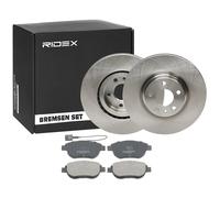 RIDEX 3405B1800 Brake discs and pads set