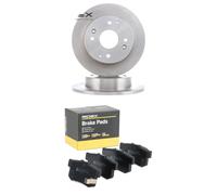 RIDEX 3405B2166 Brake discs and pads set