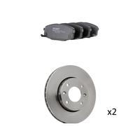 RIDEX 3405B2843 Brake discs and pads set