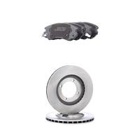 RIDEX 3405B2858 Brake discs and pads set