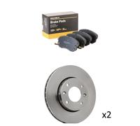 RIDEX 3405B3213 Brake discs and pads set