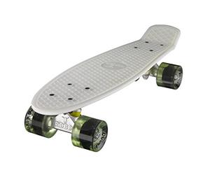 Ridge Glow in the Dark Skateboard, Glow/Clear Green, 22 Inch