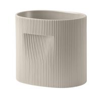 Ridge Planter H24 Beige