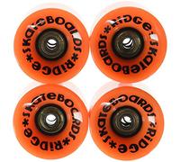 Ridge Skateboards Unisex's Parts: 59mm Cruiser Skateboard Wheels, Orange, 59 mm, R-LOGO-CW