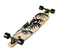 Ridge Skateboards Unisex's Twin Tip Longboard, Natural Wood/Black, 41" Monster