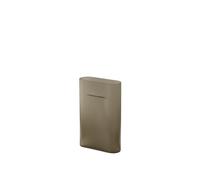 Muuto - Ridge Vase Frosted Glass 35 cm, Taupe - Taupe