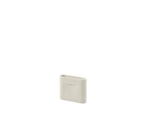 Ridge Vase Off-white H16.5 cm