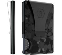 Ridge Wallet for Men - Slim Minimalist Compact Wallet and Card Holder, RFID Protected Front Pocket Wallets for Men with Integrated Money Clip (Forged Carbon)