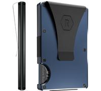 Ridge Wallet for Men - Slim Minimalist Compact Wallet and Card Holder, RFID Protected Front Pocket Wallets for Men with Integrated Money Clip (Navy)