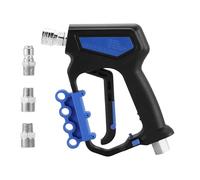 RIDGE WASHER Pressure Washer Gun Swivel, Power Washer Gun 5000 PSI with 1/4" Quick Connector, 12 GPM, 360°3/8 NPT Thread, M22-14mm and M22-15mm Fitting