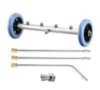 Ridge Washer Pressure Washer Undercarriage Cleaner, 16 Inch Undercarriage Car Washer, Pressure Washer Under Car Cleaner with 3 Pcs Extension Wand, 4000 PSI