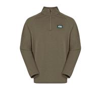 Ridgeline Mens Baseline Pull on Zip Top - Brown - Size: Small
