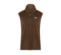 Ridgeline Mens Kodiak Gilet Moody Teak - Warm, windproof fleece gilet., Southern Star 340 Pro fleece.