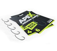 RidgeMonkey - Bulk Pack of 25 Ape-X Hooks - Medium Curve (Size 6)
