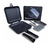 RIDGEMONKEY CONNECT PAN & GRIDDLE XXL GRANITE EDITION CAMPING FISHING GRILL