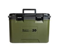 Ridgemonkey CoolaBox Insulated Cool Box 20L / 30L / 50L - Heavy Duty Hard Shell Ice Cooler for Camping, Fishing, Picnics & Travel - Keeps Cold Up to 120 Hours (20 Lit)