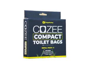 Ridgemonkey CoZee Compact Toilet Bags Refill Pack - Fishing Camping Outdoors Biodegradable 5x Bags
