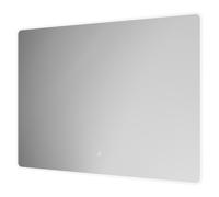Ridgewood Illuminated Dimmable LED Mirror with Demister and Touch Sensor | Glass/Aluminium | 1000mm x 700mm