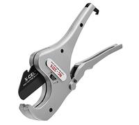 RIDGID 30088 Model RC-2375 Ratchet Action Plastic Pipe and Tubing Cutter, 1/8-inch to 2-3/8-inch Pipe Cutter, Chrome
