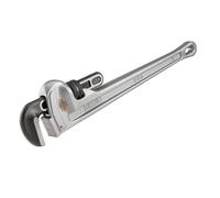 RIDGID 31105 Model 824 Aluminium Straight Pipe Wrench,Plumbing Wrench,Grey, 24-inch