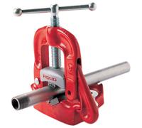 Ridgid Bench Yoke Pipe Vice Model 21A (40080) - Red - 1/8-inch to 2-inch