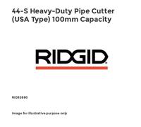 RIDGID 32880 44-S Heavy-Duty Pipe Cutter USA Type 100mm Capacity