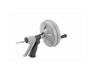 RIDGID 57038 Kwik-Spin Hand Spinner AUTOFEED Drain Cleaner with 1/4-inch x 25-foot Maxcore Cable and Bulb Auger for 1/2 to 1-1/2 inch Lines