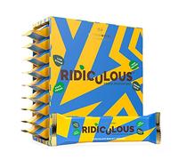 Ridiculous Vegan Protein Bar - Award Winning, Chocolate Biscuit Crunch, 9 Bars, 100% Plant Based & Palm Oil Free, High Protein - Protein Works