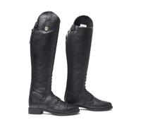 Mountain Horse Junior Veganza Long Riding Boots - Black Footwear Calf Size - Regular/Wide, Footwear Size - 38