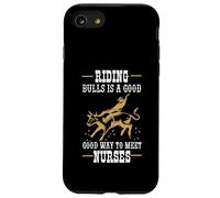 Riding Bulls Good Way Meet Nurses Cowboy Bull Back Riding Case for iPhone SE (2020) / 7/8