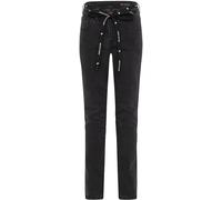 Riding Culture High Waist Ladies Motorcycle Jeans, black, size 27/32