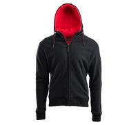 Riding Culture Motorcycle Zip-Hoddie Black/Red S