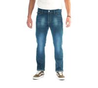 Riding Culture Straight Fit Men's Motorcycle Jeans - Washed Blue