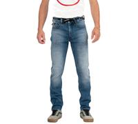 Riding Culture Tapered Slim Light Blue Motorcycle Jeans, blue, size 29/34