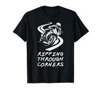 Riding Design Ripping Through Corners T-Shirt