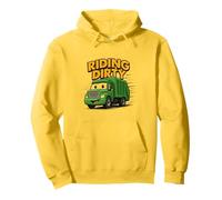 Riding Dirty Garbage Recycling Trash Truck Kids Boys Toddler Pullover Hoodie