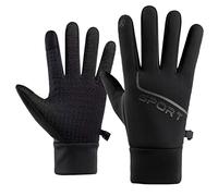 Riding Gloves Comfortable Windproof Full Finger Glove Soft Knitted Protection Gloves Stretchy Blend Thermal Glove Short Anti Vibration Mittens for Winter Outdoor Sports Everyday wear