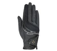 LeMieux Competition Adults Horse Riding Gloves - Black Medium