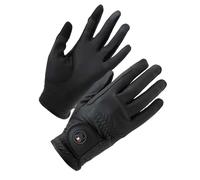 Premier Equine Metaro Ladies Riding Gloves 4102, Black, Large