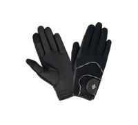 LeMieux Unisex 3D Mesh Riding Gloves in Black - Lightweight & Breathable - Anti Slip - Medium