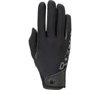 Roeckl Sports equestrian gloves MUENSTER, summer riding glove, black 7.5