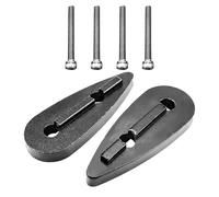 Riding Handlebar Spacers - Lightweight Spacer for Handlebar Risers | Safe Handlebar Stem Spacers for Mountain Bike Cycling Multifunctional Handlebar Riser-A