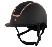 Riding helmet with polo visor BR Equitation Omega Painted Glitter